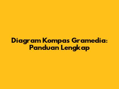Diagram Kompas Gramedia: Panduan Lengkap