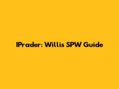IPrader: Willi's SPW Guide