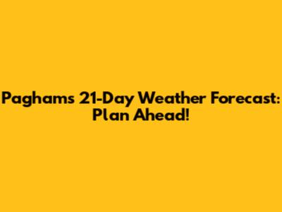 Pagham's 21-Day Weather Forecast: Plan Ahead!